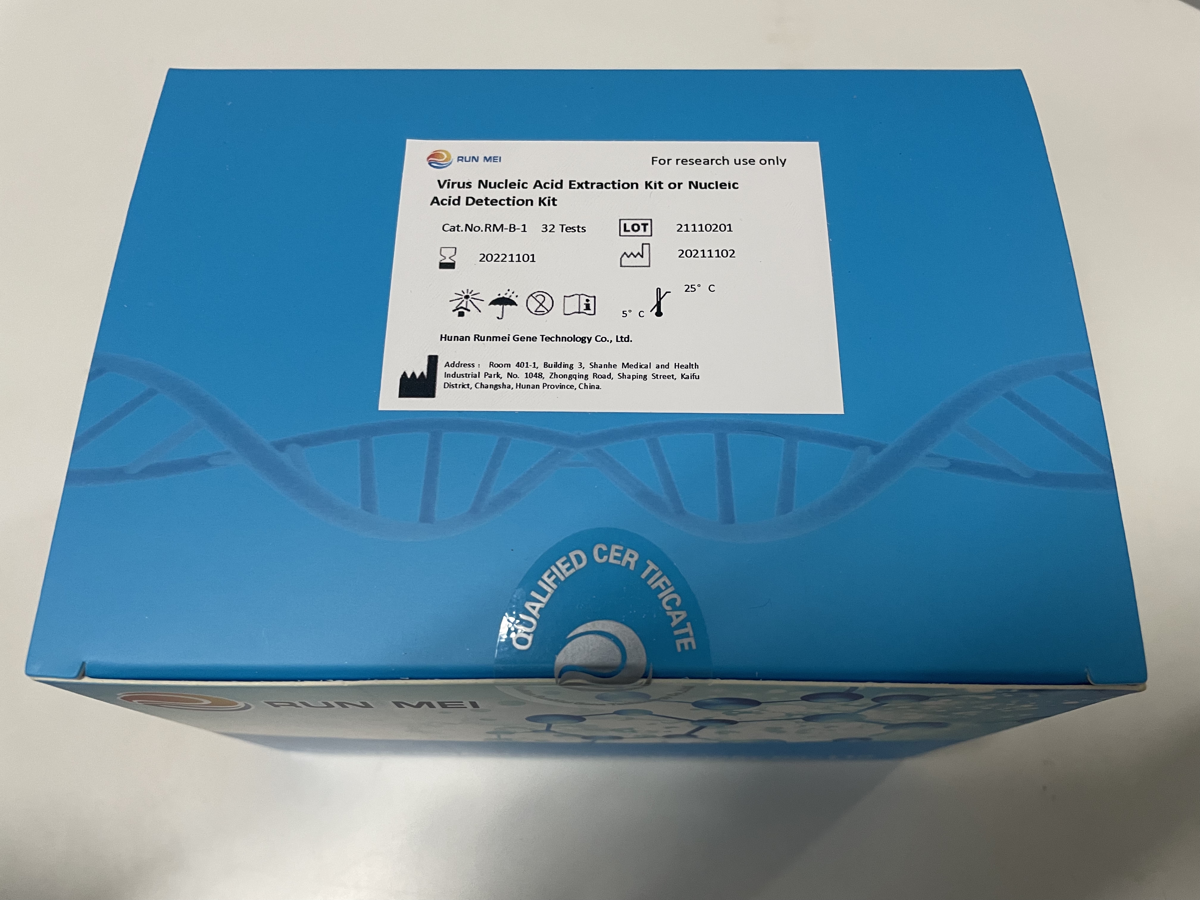Kit d'extraction d'acide nucléique de virus ou de détection d'acide nucléique (RM-B-1)