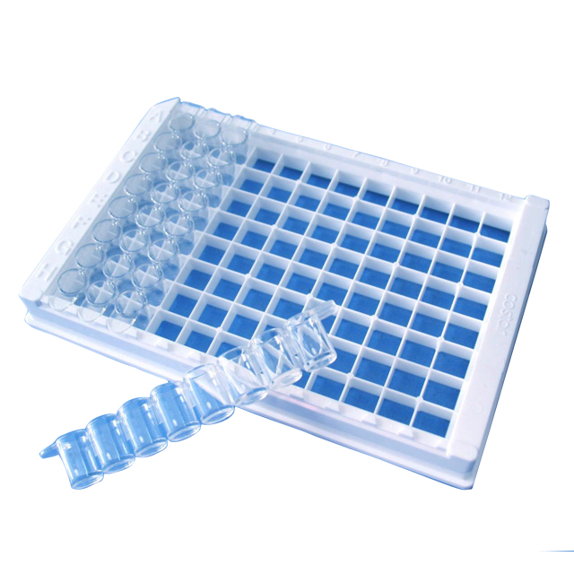 Plaques ELISA colorimétrique de laboratoire stérile 96 puits