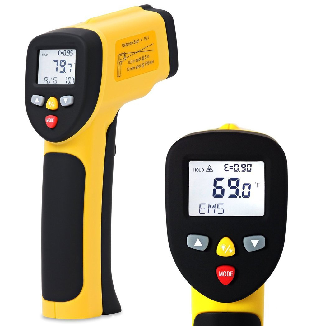 Thermomètre infrarouge avec ciblage double laser